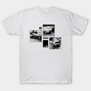 MITSUBISHI ECLIPSE D20 Black 'N White Archive T-Shirt